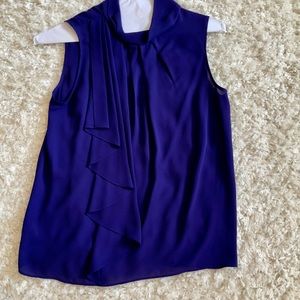 Ann Taylor purple sleeveless blouse. Size small.